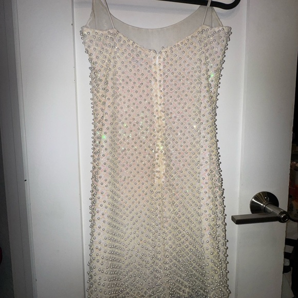 Oh Polly Ivory Embellished Dress - Picture 2 of 2